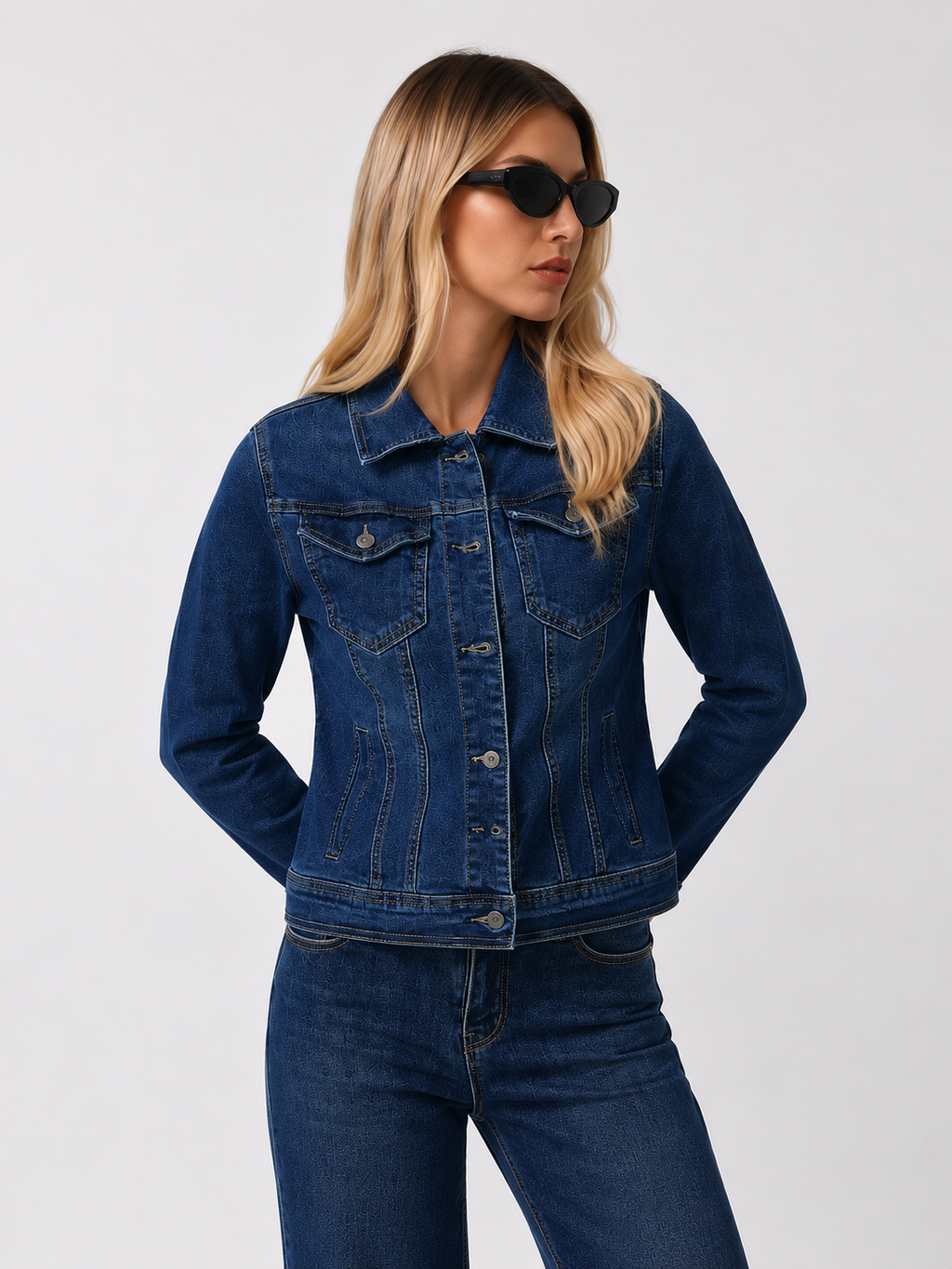 Chaqueta Vaquera Denim para Mujer Tallas Grandes M-5XL